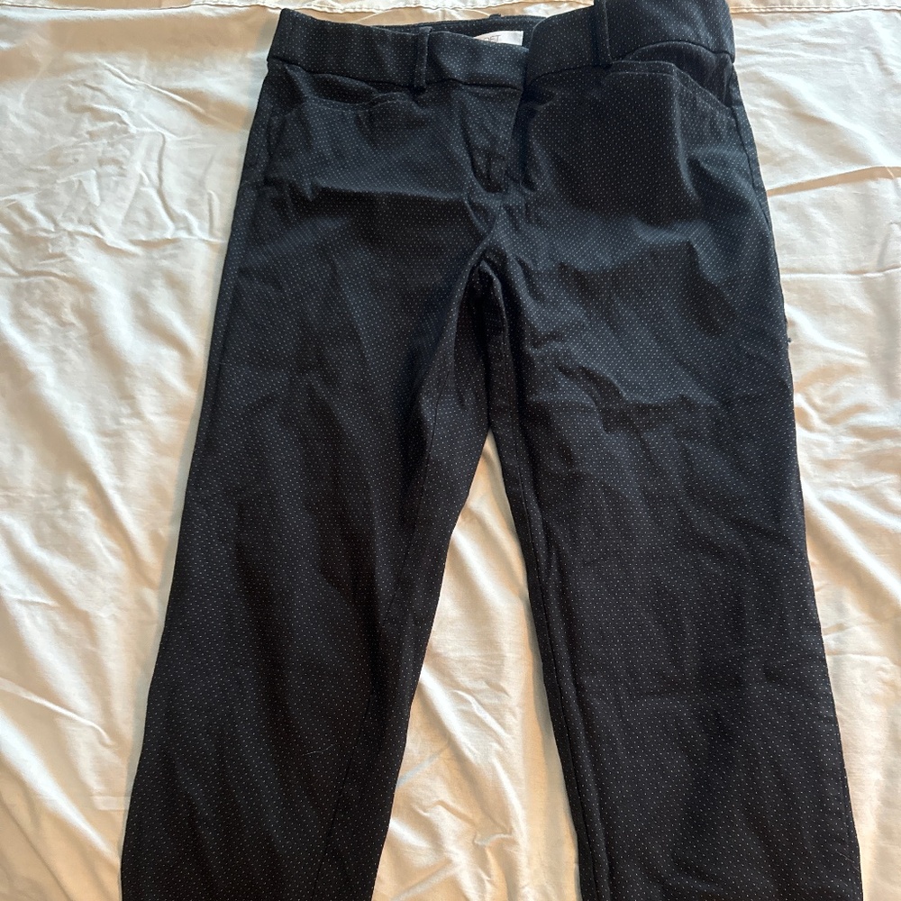 Pants with small dot pattern